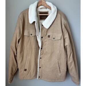 Monster Energy Artisan Corduroy Sherpa Trucker Jacket Men's 3XL Promo Gear